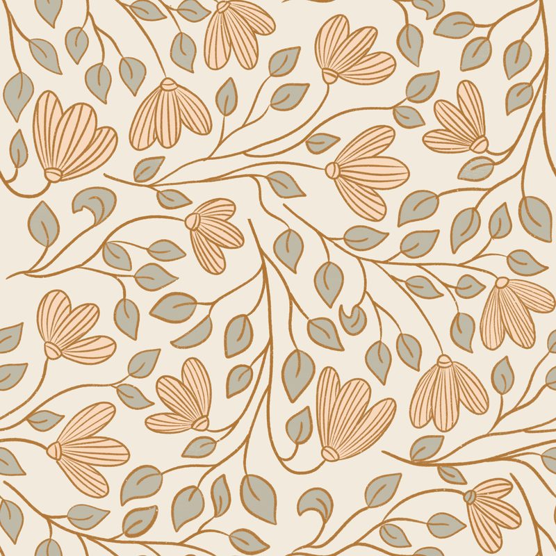 Flowing vine pattern